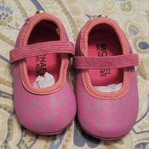 GREAT FOR EASTER DRESS 🌷NIB MICHAEL KORS INFANT PINK SHOES SIZE 1
